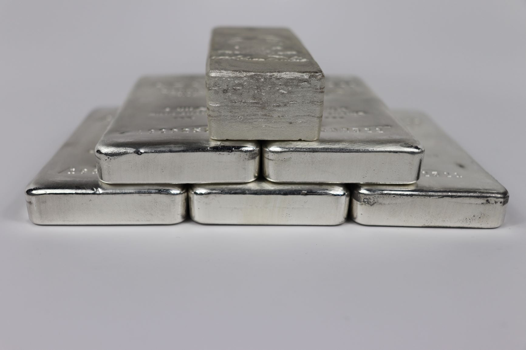 Pyramid of Silver Kilo Bars