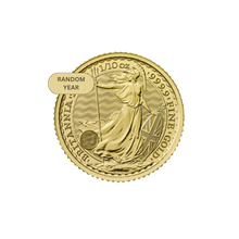 1/10 oz Gold Britannia Coin (Random Year)
