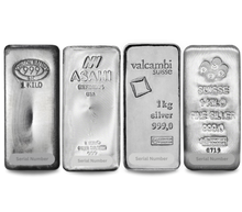 1 Kilo Silver Bar (Random Mint & Design)