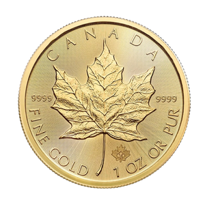 1 oz Canadian Gold Maple Leaf Coin (Random Year)