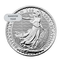 1 oz Platinum Britannia Coin (Random Year)