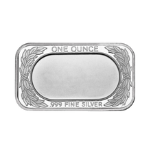 1 oz Silver American Flag Bar