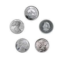 1/10 oz Silver Rounds