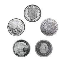 5 1/4 oz Silver rounds