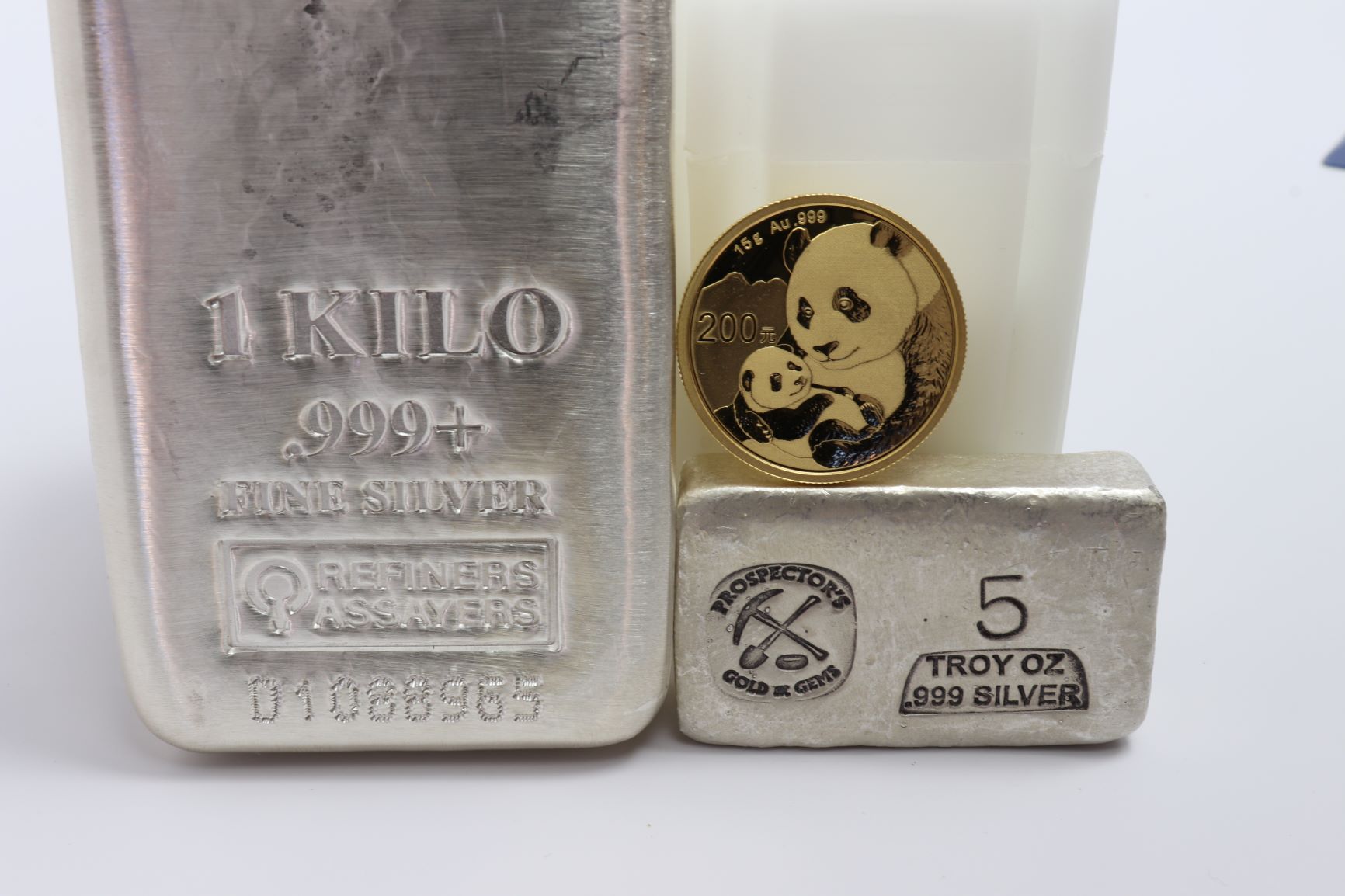 Gold coins and Silver Bars