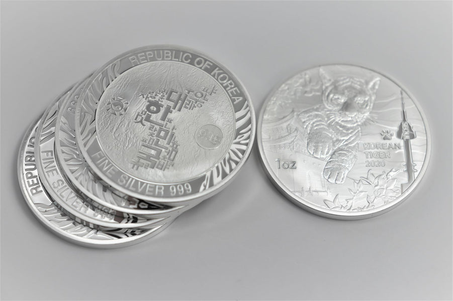 1 oz Silver Korean Tiger Coin | KOMSCO