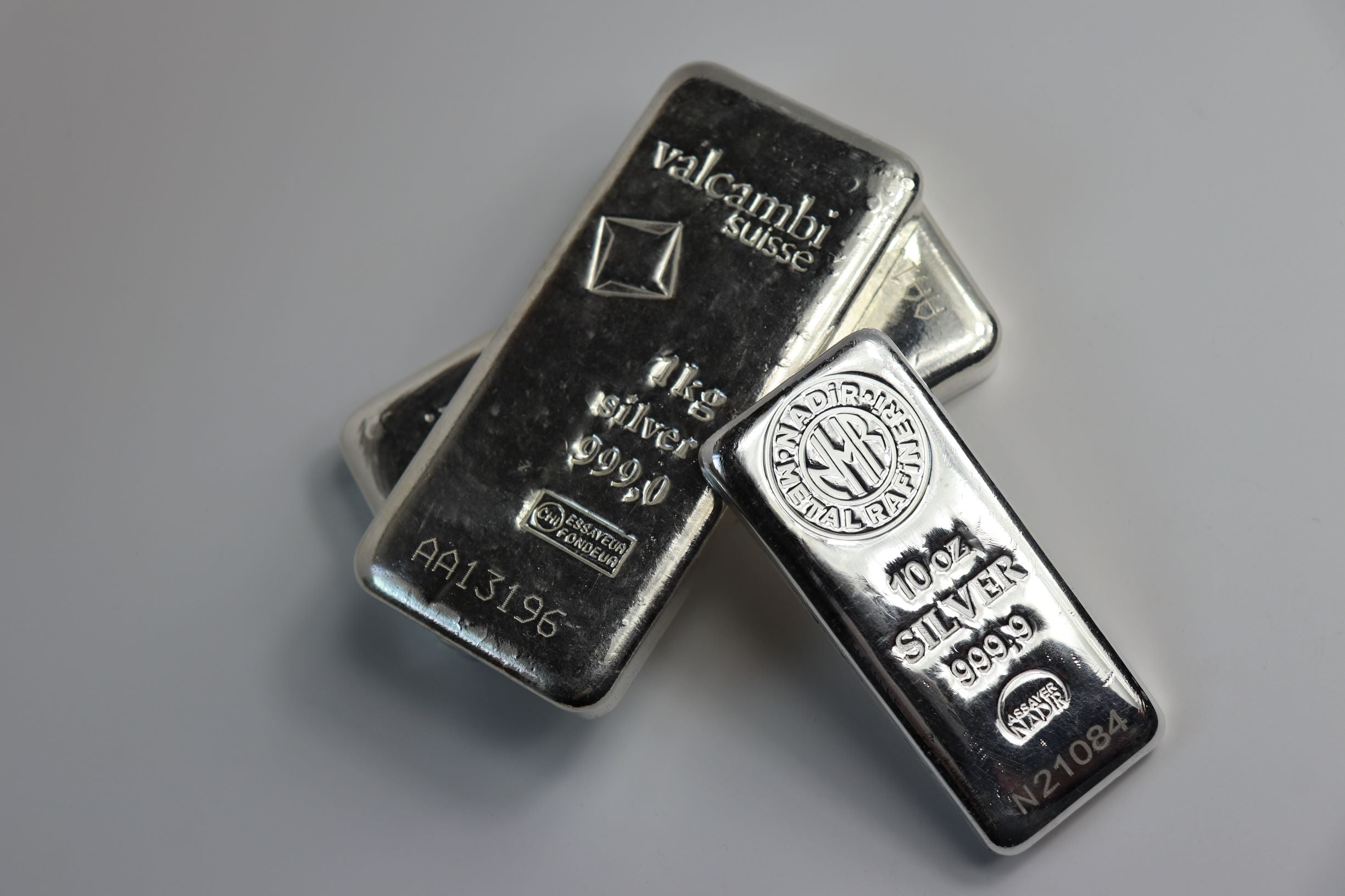Vintage Silver Bars from around the world
