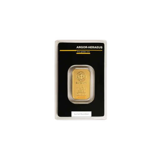 10 gram Argor-Heraeus Gold Bar (In Assay)