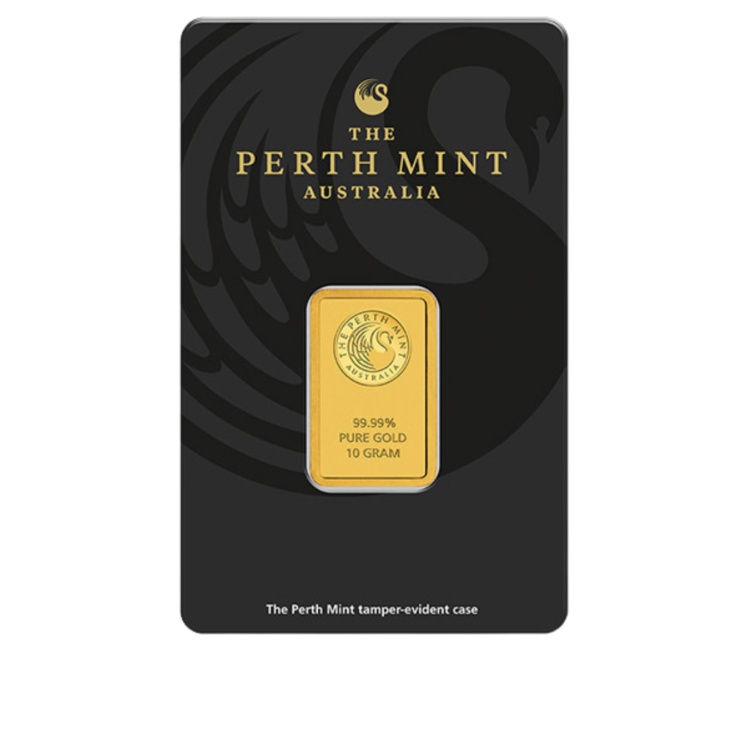10 gram Perth Mint Gold Bar (In Assay)