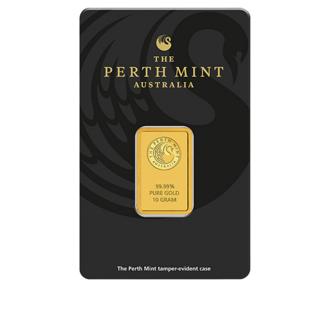 10 gram Perth Mint Gold Bar (In Assay)