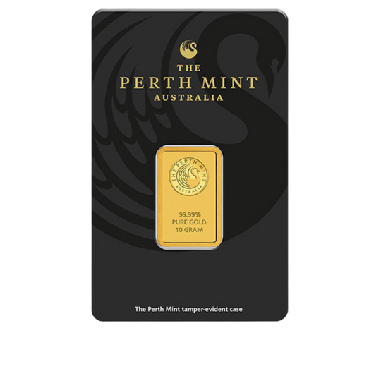 10 gram Perth Mint Gold Bar (In Assay)