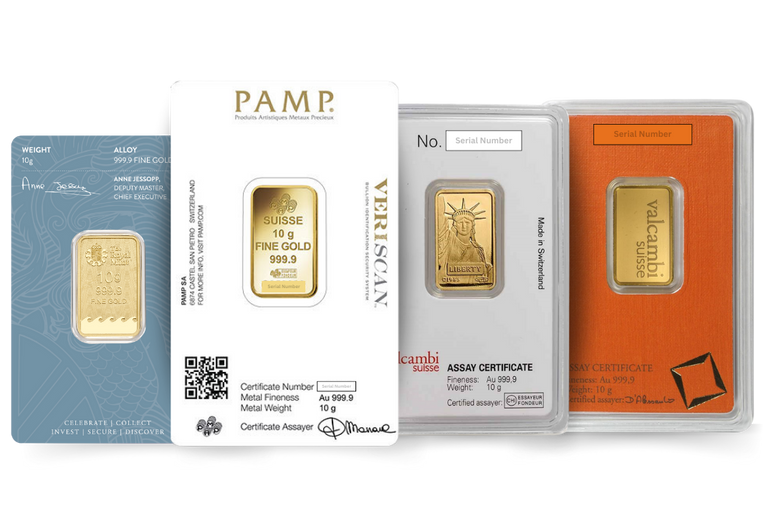 10 gram Gold Bar (Random Mint & Design)