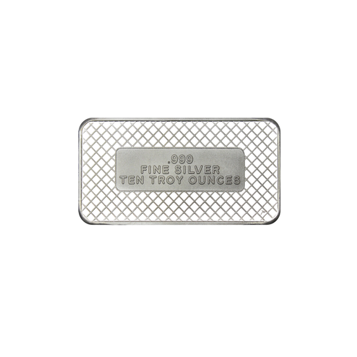 10 oz Silver American Flag Bar