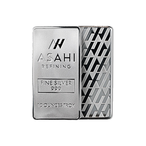 10 oz Silver Asahi Bar