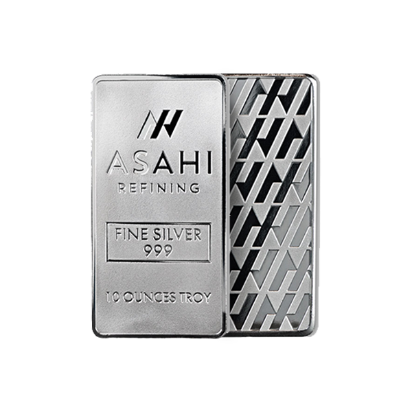 10 oz Silver Asahi Bar