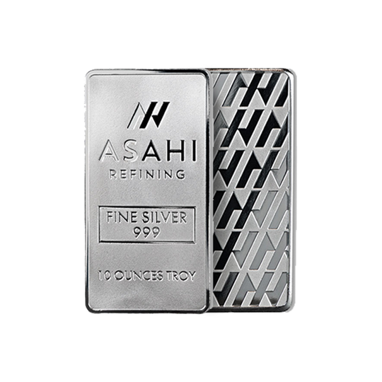 10 oz Silver Asahi Bar