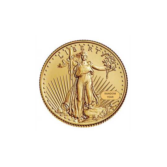 1/10 oz American Gold Eagle Coin (Random Year)