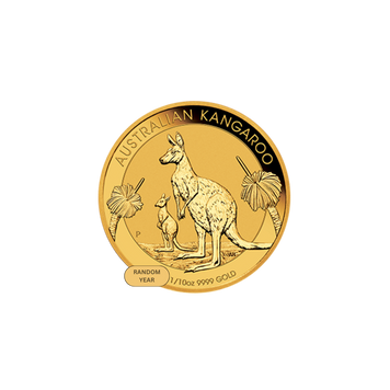 1/10 oz Australian Gold Kangaroo Coin (Random Year)