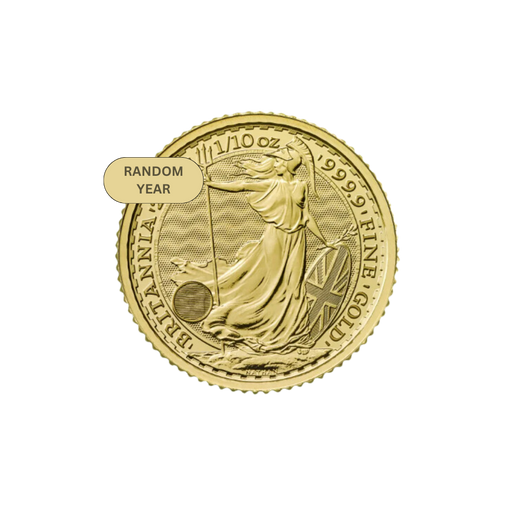 1/10 oz Gold Britannia Coin (Random Year)