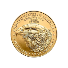 1/2 oz American Gold Eagle Coin (Random Year)