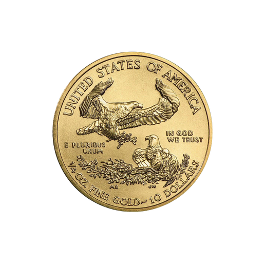 1/4 oz American Gold Eagle Coin (Random Year)