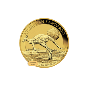1/4 oz Australian Gold Kangaroo Coin (Random Year)
