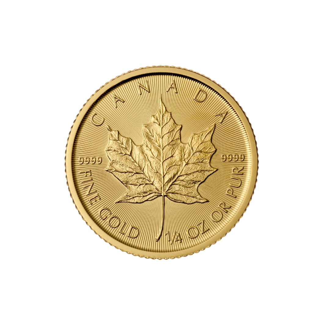 1/4 oz Canadian Gold Maple Leaf Coin (Random Year)
