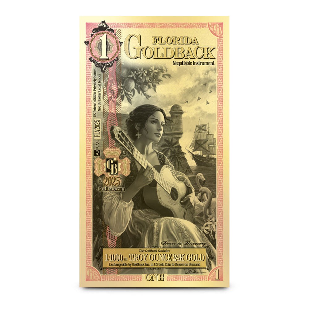 1 Goldback Gold Note (Random State)