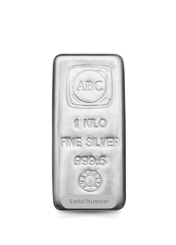 1 Kilo Australian Bullion Company Silver Bar