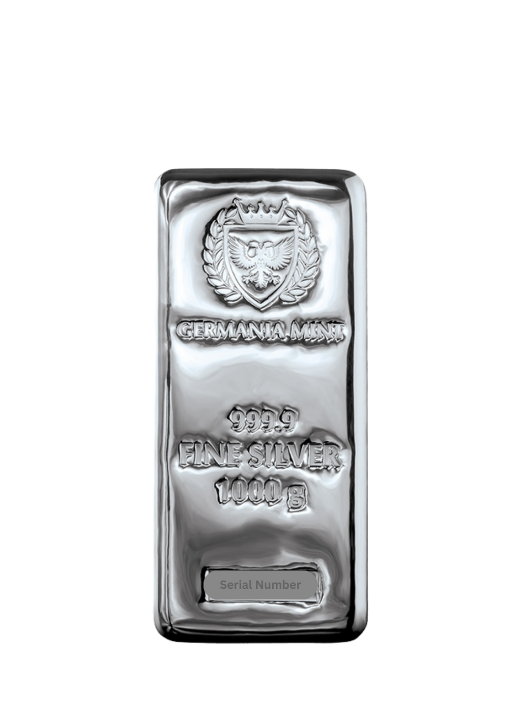 1 Kilo Germania Mint Silver Bar (Cast)