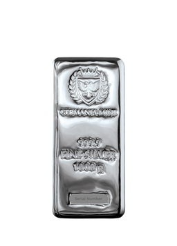 1 Kilo Germania Mint Silver Bar (Cast)