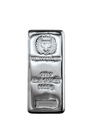 1 Kilo Germania Mint Silver Bar (Cast)