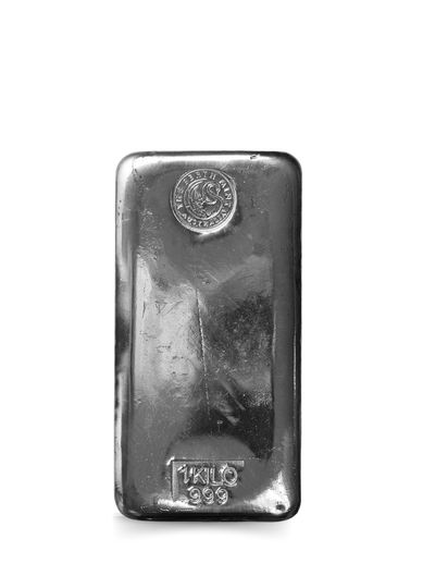 1 Kilo Perth Mint Silver Bar (Cast)