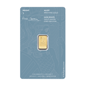 1 gram Britannia Gold Bar (In Assay)
