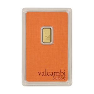 1 gram Valcambi Suisse Gold Bar (In Assay)