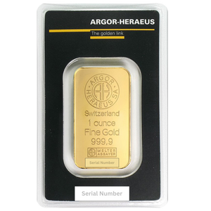 1 oz Argor-Heraeus Gold Bar (In Assay)