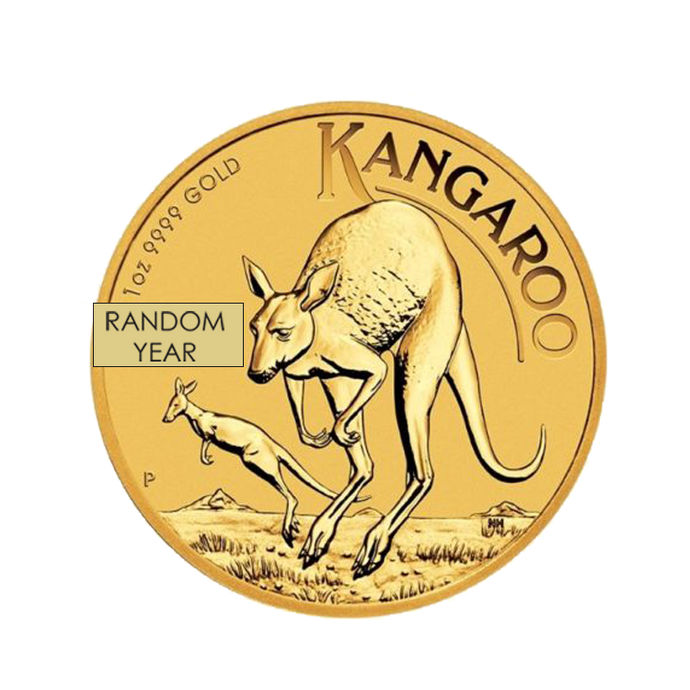 1 oz Australian Gold Kangaroo Coin (Random Year)
