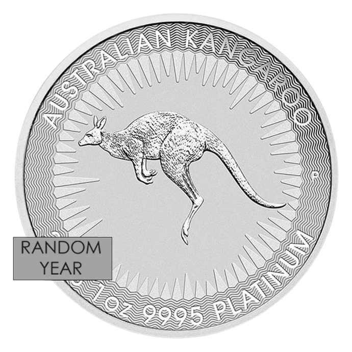 1 oz Australian Platinum Kangaroo Coin (Random Year)