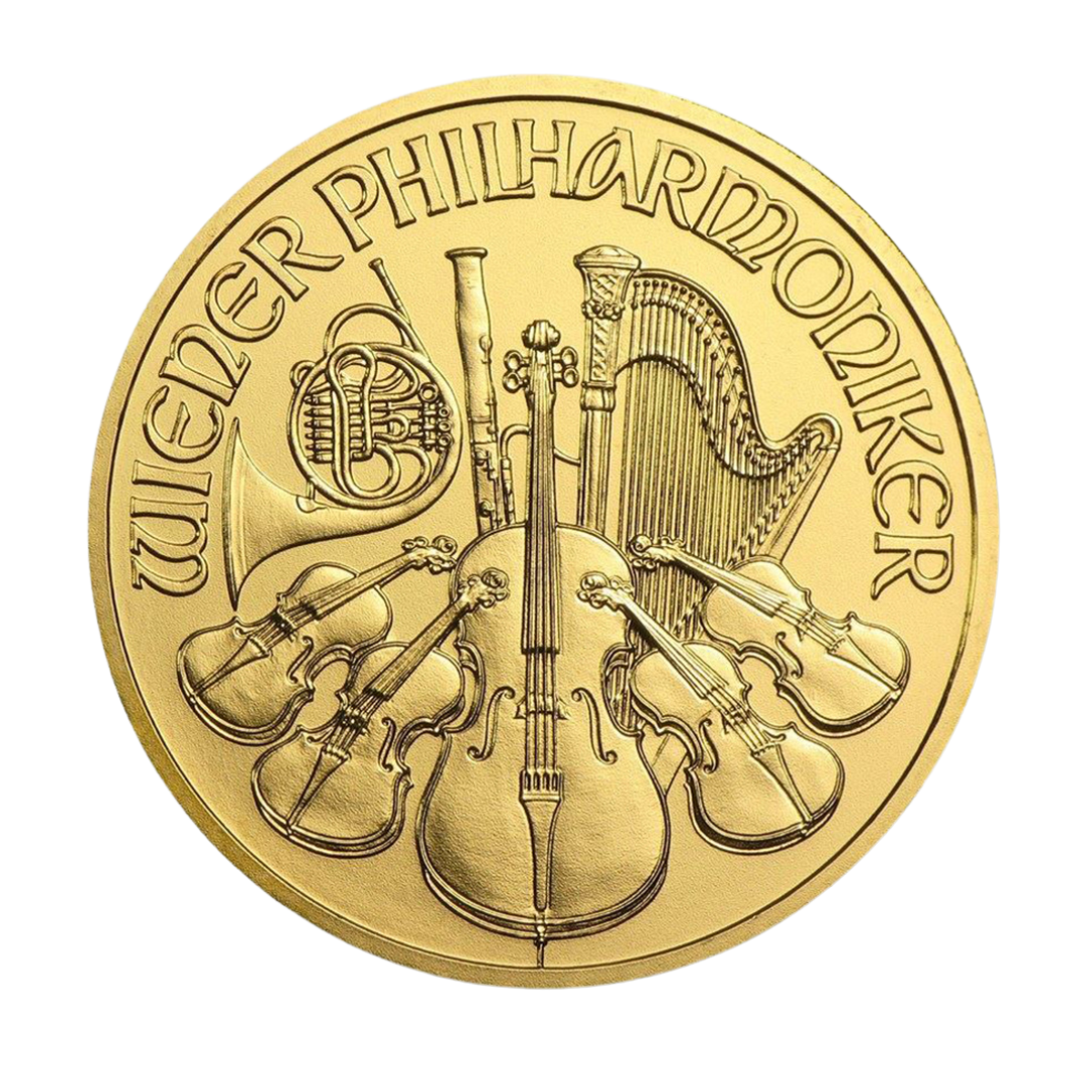 1 oz Austrian Gold Philharmonic Coin (Random Year)