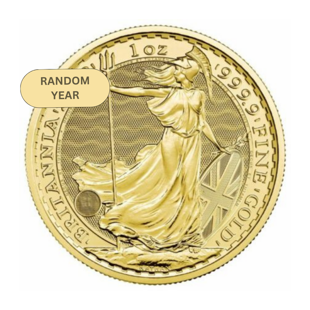 1 oz Gold Britannia Coin (Random Year)