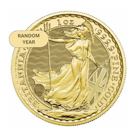 1 oz Gold Britannia Coin (Random Year)