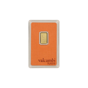 2.5 gram Valcambi Suisse Gold Bar (In Assay)