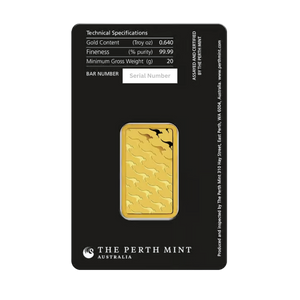 20 gram Perth Mint Gold Bar (In Assay)