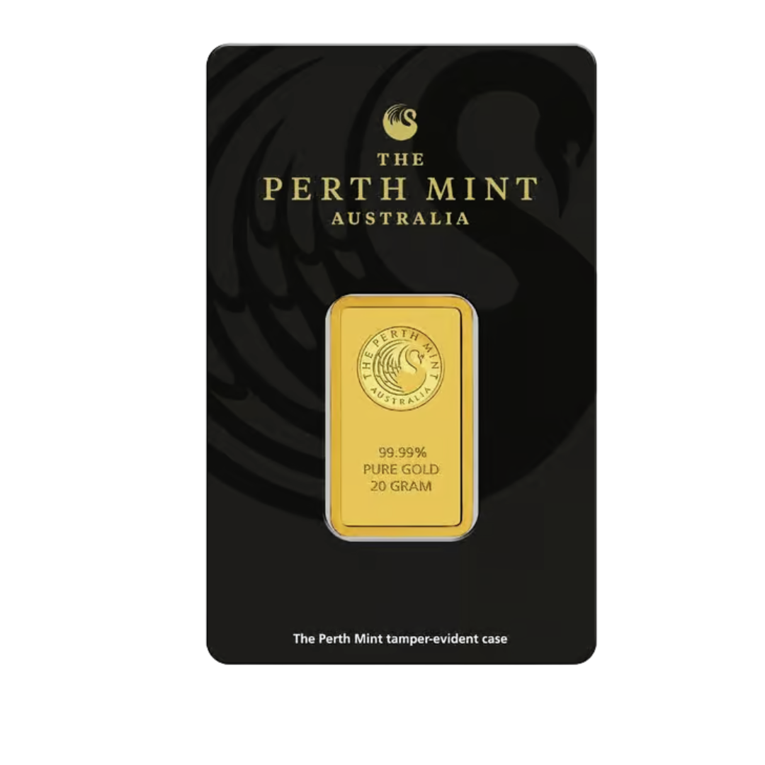 20 gram Perth Mint Gold Bar (In Assay)