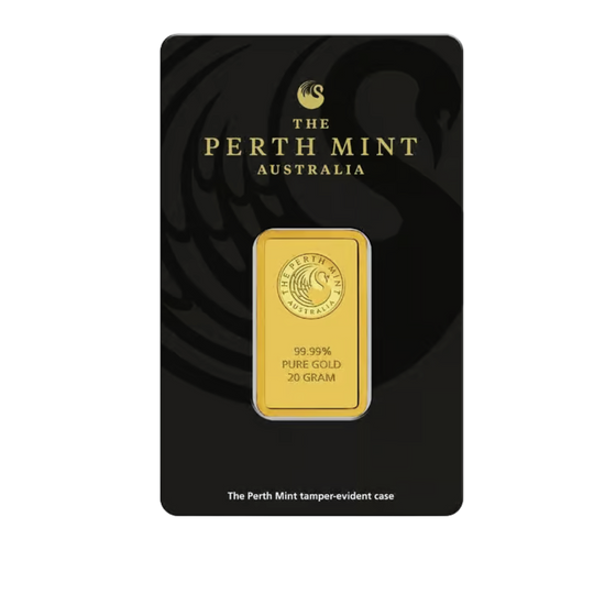 20 gram Perth Mint Gold Bar (In Assay)