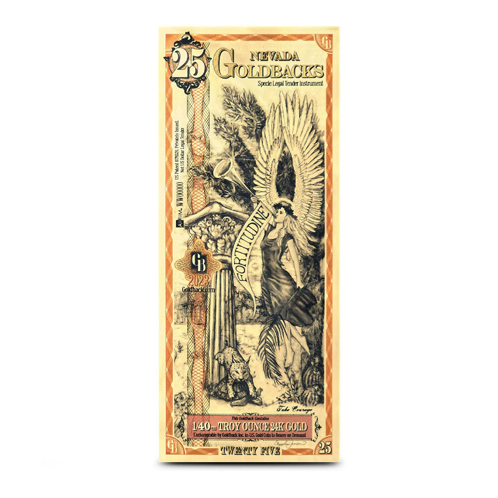 25 Goldback Gold Note (Random State)