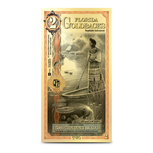 2 Goldback Gold Note (Random State)