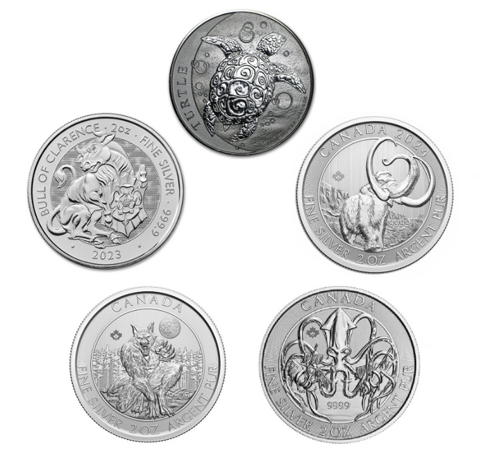 2 oz Silver Coin (Random Mint & Design)