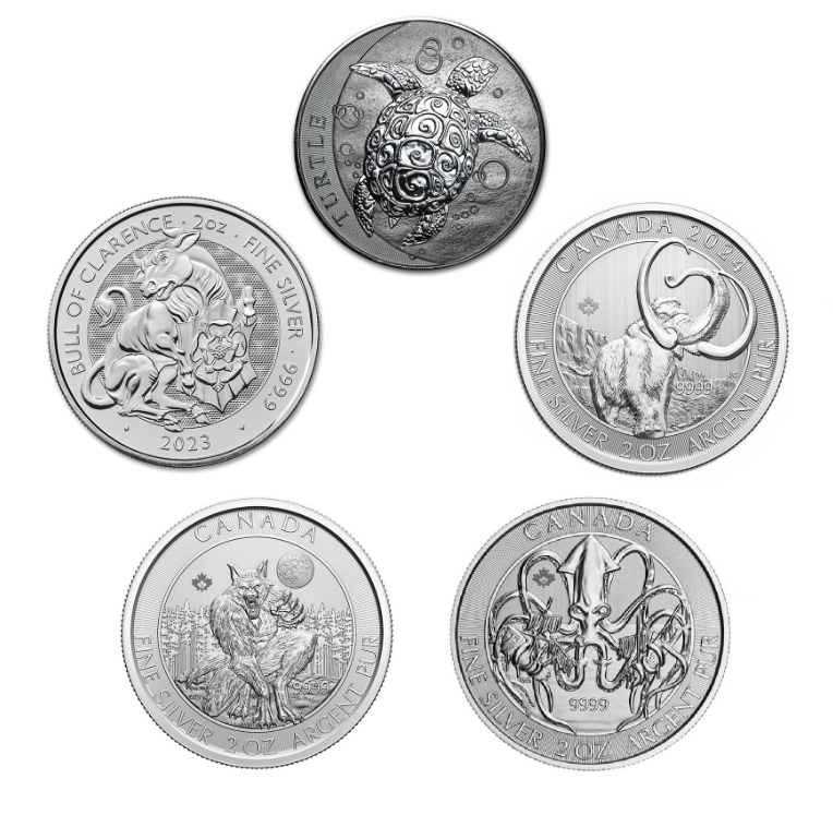 2 oz Silver Coin (Random Mint & Design)