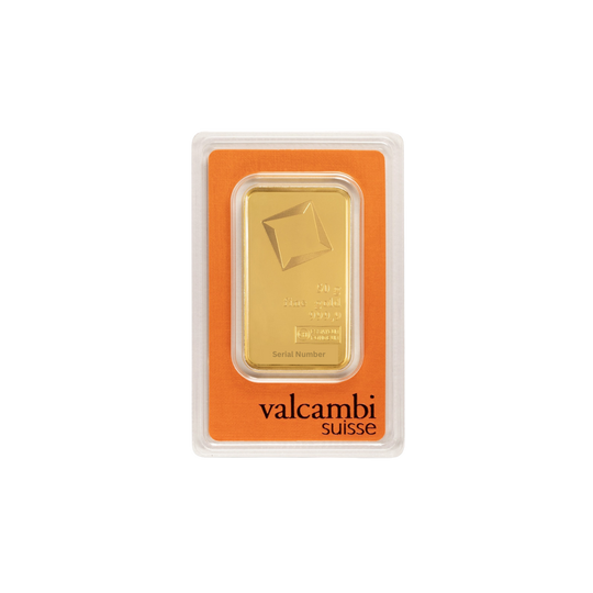 50 gram Valcambi Suisse Gold Bar (In Assay)
